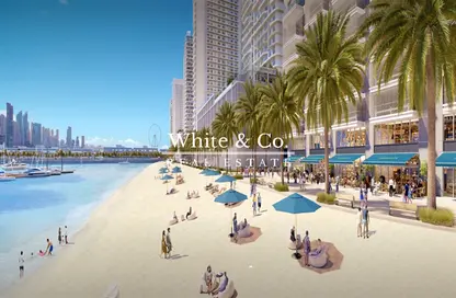 Apartment - 1 Bedroom - 1 Bathroom for sale in Beachgate by Address - EMAAR Beachfront - Dubai Harbour - Dubai