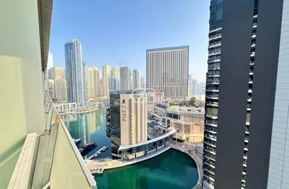 Apartment - 1 Bedroom - 2 Bathrooms for rent in Silverene Tower B - Silverene - Dubai Marina - Dubai