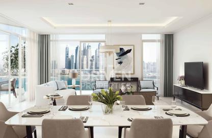 Apartment - 2 Bedrooms - 3 Bathrooms for sale in Palace Beach Residence - EMAAR Beachfront - Dubai Harbour - Dubai