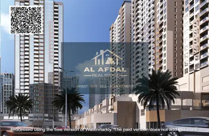 Apartment - 1 Bedroom - 2 Bathrooms for sale in Ajman One - Phase 2 - Ajman Downtown - Ajman