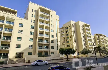 Apartment - 1 Bathroom for rent in Al Thayyal 3 - Al Thayyal - Greens - Dubai