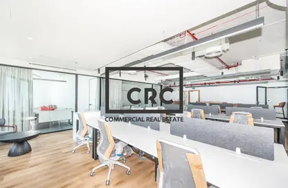 Office Space - Studio - 1 Bathroom for rent in Sky Tower - Shams Abu Dhabi - Al Reem Island - Abu Dhabi