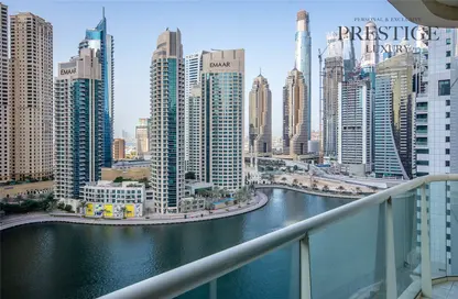 Apartment - 2 Bedrooms - 2 Bathrooms for rent in Marina View Tower A - Marina View - Dubai Marina - Dubai