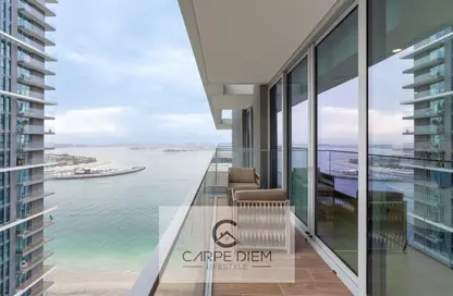 Apartment - 2 Bedrooms - 2 Bathrooms for rent in Beach Isle - EMAAR Beachfront - Dubai Harbour - Dubai