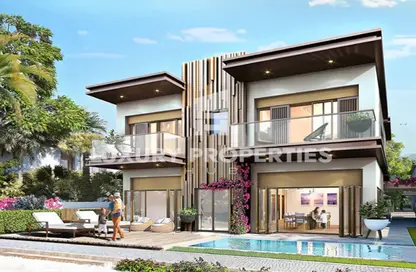 Townhouse - 5 Bedrooms - 6 Bathrooms for sale in Nice - Damac Lagoons - Dubai