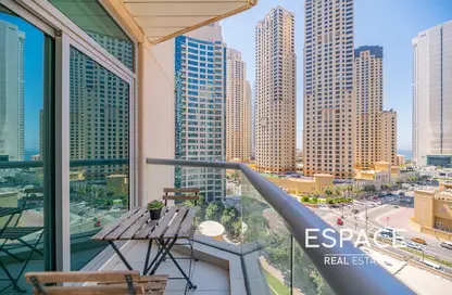 Apartment - 1 Bedroom - 2 Bathrooms for rent in Bonaire Tower - Park Island - Dubai Marina - Dubai