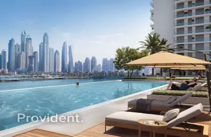 Apartment - 2 Bedrooms - 2 Bathrooms for sale in Palace Beach Residence - EMAAR Beachfront - Dubai Harbour - Dubai