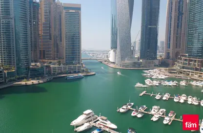 Apartment - 2 Bedrooms - 2 Bathrooms for rent in Al Habtoor Tower - Dubai Marina - Dubai