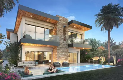 Townhouse - 5 Bedrooms - 5 Bathrooms for sale in Costa Brava 2 - Costa Brava at DAMAC Lagoons - Damac Lagoons - Dubai