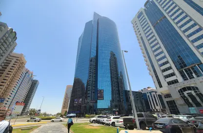 Office Space - Studio - 4 Bathrooms for rent in Shining Towers - Al Khalidiya - Abu Dhabi