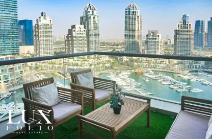 Apartment - 2 Bedrooms - 3 Bathrooms for rent in Iris Blue - Dubai Marina - Dubai