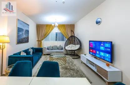 Apartment - 2 Bedrooms - 2 Bathrooms for rent in Al Taawoon Tower 1 - Al Taawoon Towers - Al Khan - Sharjah