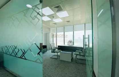 Office Space - Studio - 4 Bathrooms for rent in Tamouh Tower - Marina Square - Al Reem Island - Abu Dhabi