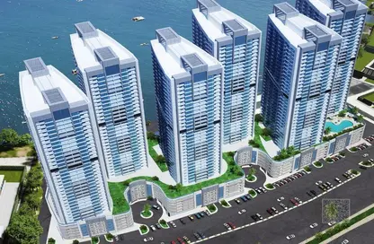 Apartment - 1 Bedroom - 2 Bathrooms for sale in Ajman Creek Towers - Al Rashidiya 1 - Al Rashidiya - Ajman