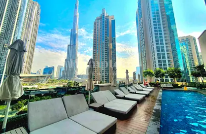 Apartment - 1 Bedroom - 1 Bathroom for rent in Act Towers - Opera District - Downtown Dubai - Dubai