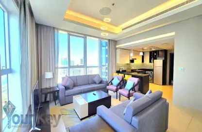 Apartment - 2 Bedrooms - 3 Bathrooms for rent in Al Jowhara Tower - Corniche Road - Abu Dhabi