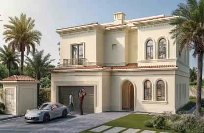 Villa - 5 Bedrooms - 6 Bathrooms for sale in Bloom Living - Zayed City (Khalifa City C) - Khalifa City - Abu Dhabi