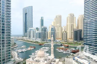 Apartment - 2 Bedrooms - 4 Bathrooms for rent in Opal Tower Marina - Dubai Marina - Dubai