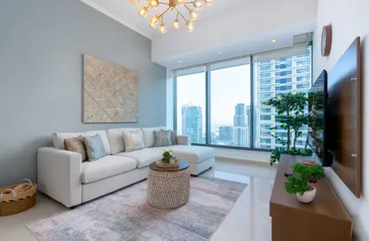 Apartment - 1 Bedroom - 2 Bathrooms for rent in Silverene Tower A - Silverene - Dubai Marina - Dubai