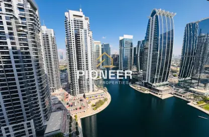 Apartment - 1 Bedroom - 2 Bathrooms for rent in MAG 214 - JLT Cluster R - Jumeirah Lake Towers - Dubai