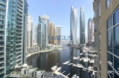 Apartment - 1 Bedroom - 1 Bathroom for rent in Al Habtoor Tower - Dubai Marina - Dubai