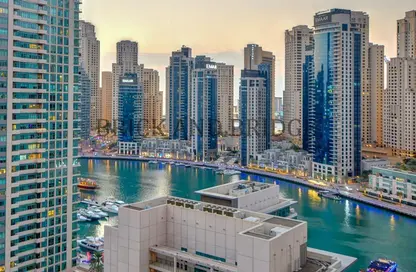 Apartment - 3 Bedrooms - 4 Bathrooms for rent in Marina Mansions - Dubai Marina - Dubai