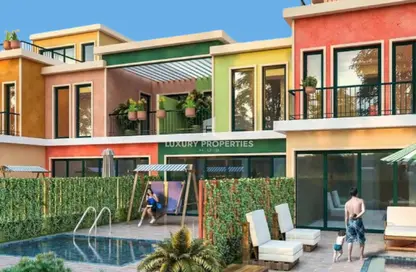 Townhouse - 5 Bedrooms - 4 Bathrooms for sale in Portofino - Damac Lagoons - Dubai