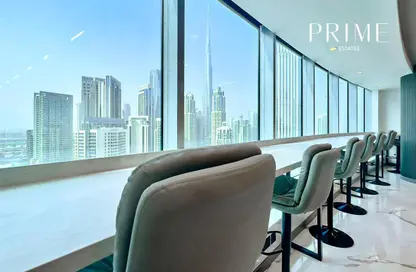 Business Centre - Studio - 2 Bathrooms for rent in The Prime Tower - Business Bay - Dubai