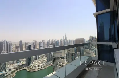 Penthouse - 4 Bedrooms - 4 Bathrooms for rent in Barcelo Residences - Dubai Marina - Dubai