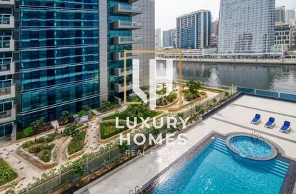 Apartment - 1 Bathroom for rent in Waves Tower - Business Bay - Dubai