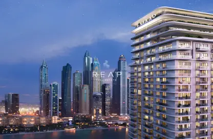 Apartment - 1 Bedroom - 1 Bathroom for sale in Seapoint - EMAAR Beachfront - Dubai Harbour - Dubai