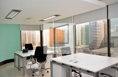 Office Space - Studio - 2 Bathrooms for rent in Al Ghaith Tower - Hamdan Street - Abu Dhabi