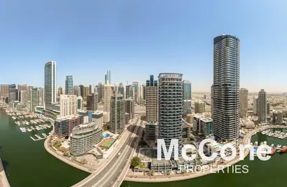 Apartment - 3 Bedrooms - 5 Bathrooms for rent in Sparkle Tower 1 - Sparkle Towers - Dubai Marina - Dubai