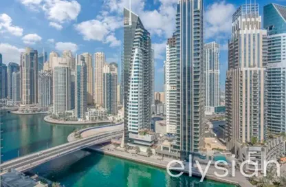 Apartment - 3 Bedrooms - 3 Bathrooms for rent in Marinascape Oceanic - Trident Marinascape - Dubai Marina - Dubai