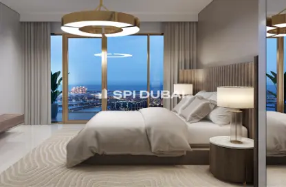 Apartment - 1 Bedroom - 2 Bathrooms for sale in Grand Bleu Tower 1 - EMAAR Beachfront - Dubai Harbour - Dubai