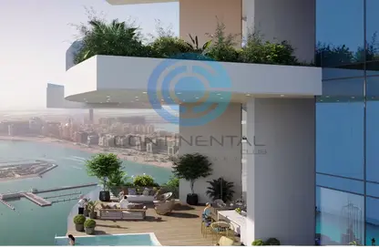 Duplex - 2 Bedrooms - 2 Bathrooms for sale in Cavalli Casa Tower - Al Sufouh 2 - Al Sufouh - Dubai