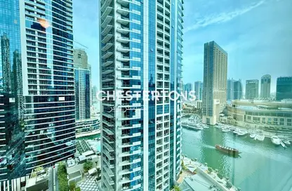 Apartment - 1 Bedroom - 2 Bathrooms for rent in Bay Central West - Bay Central - Dubai Marina - Dubai