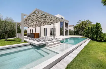 Villa - 4 Bedrooms - 6 Bathrooms for rent in Entertainment Foyer - Islamic Clusters - Jumeirah Islands - Dubai