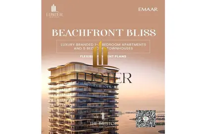 Hotel  and  Hotel Apartment - 1 Bedroom - 1 Bathroom for sale in The Bristol - EMAAR Beachfront - Dubai Harbour - Dubai