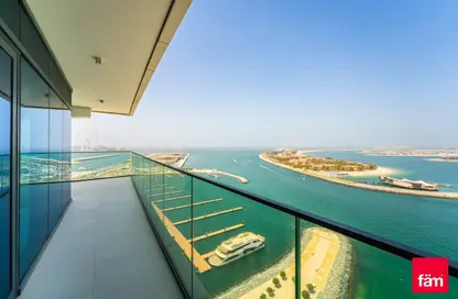 Apartment - 3 Bedrooms - 4 Bathrooms for rent in Beach Vista - EMAAR Beachfront - Dubai Harbour - Dubai