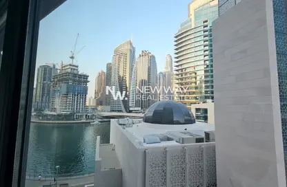 Apartment - 1 Bedroom - 1 Bathroom for rent in Time Place Tower - Dubai Marina - Dubai