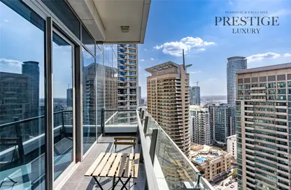 Apartment - 1 Bedroom - 2 Bathrooms for rent in Silverene Tower B - Silverene - Dubai Marina - Dubai