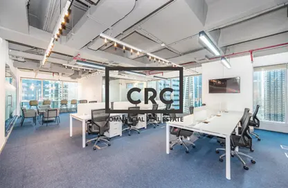 Office Space - Studio - 2 Bathrooms for rent in Saba Tower 1 - JLT Cluster E - Jumeirah Lake Towers - Dubai