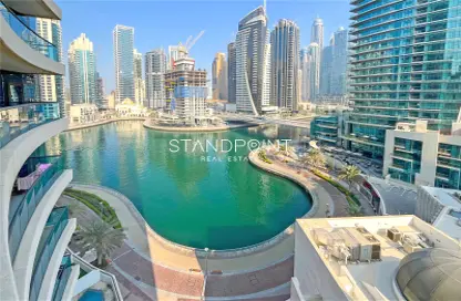 Apartment - 1 Bedroom - 1 Bathroom for rent in Time Place Tower - Dubai Marina - Dubai