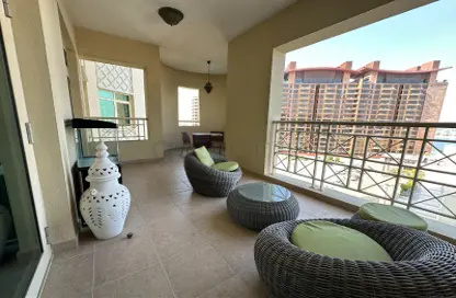 Apartment - 2 Bedrooms - 3 Bathrooms for rent in Al Das - Shoreline Apartments - Palm Jumeirah - Dubai