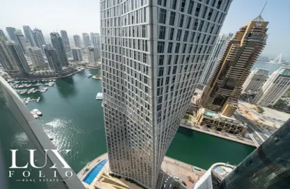 Apartment - 2 Bedrooms - 3 Bathrooms for rent in Damac Heights - Dubai Marina - Dubai