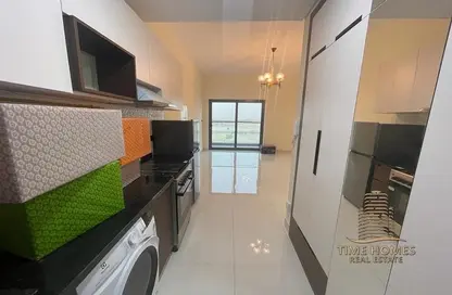 Apartment - 1 Bathroom for rent in Wavez Residence - Liwan - Dubai Land - Dubai