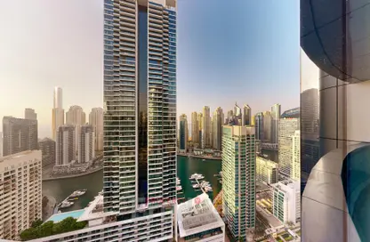 Apartment - 4 Bedrooms - 4 Bathrooms for rent in Horizon Tower - Dubai Marina - Dubai