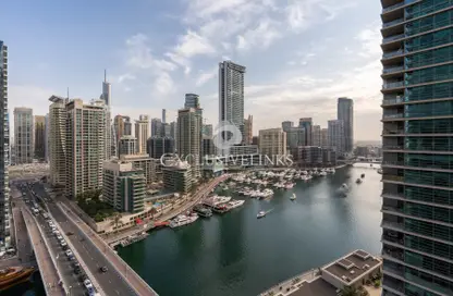 Apartment - 1 Bedroom - 2 Bathrooms for rent in Marina Quays West - Marina Quays - Dubai Marina - Dubai