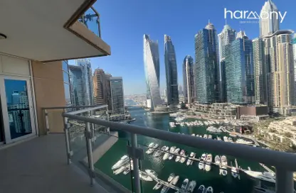 Apartment - 3 Bedrooms - 3 Bathrooms for rent in Al Habtoor Tower - Dubai Marina - Dubai